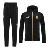 Olympique Marseille Hooded Trainingsjacke 2022-23 Schwarze Für Herren